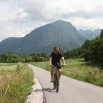 Entspannte Fahrradtour im Soča-Tal