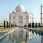 Das weltberühmte Taj Mahal in Agra