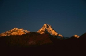Morgenstimmung im Annapurna-Basislager