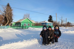 Winter in "Blumenfeld" nahe Omsk