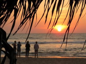 Traumhafte Sonnenuntergänge an der Westküste Sri Lankas