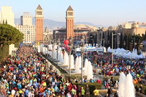 Über 15.000 Teilnehmer auf der Placa Espanya