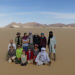 schulz-Wandergruppe in der Sahara