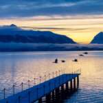 Sonnenuntergang in Puerto Natales